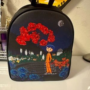 Coraline themed backpack